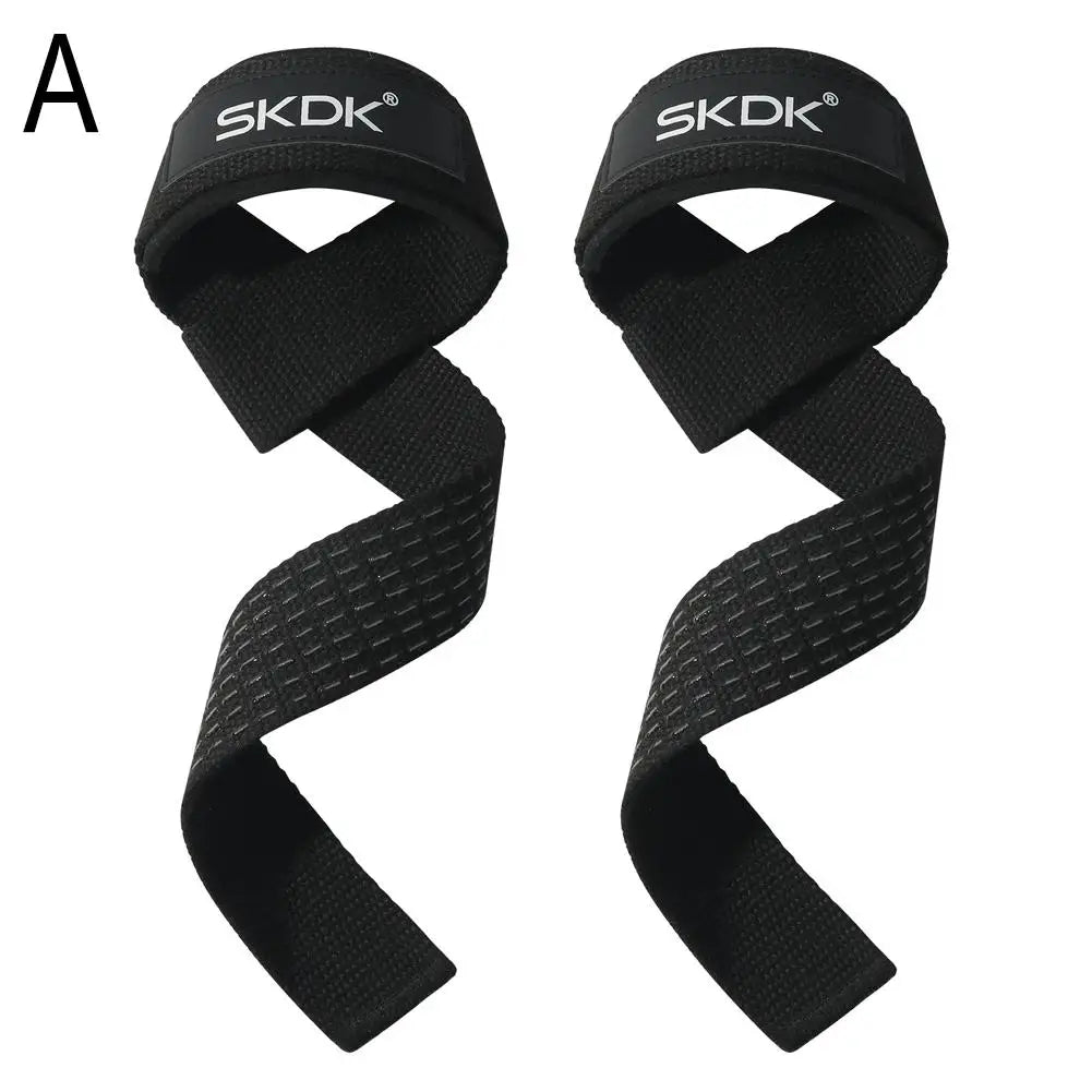 Silicone Weightlifting Straps Anti-Slip Lifting Wrist Crossfit Strength Hand Straps Grips Deadlifts Training Support