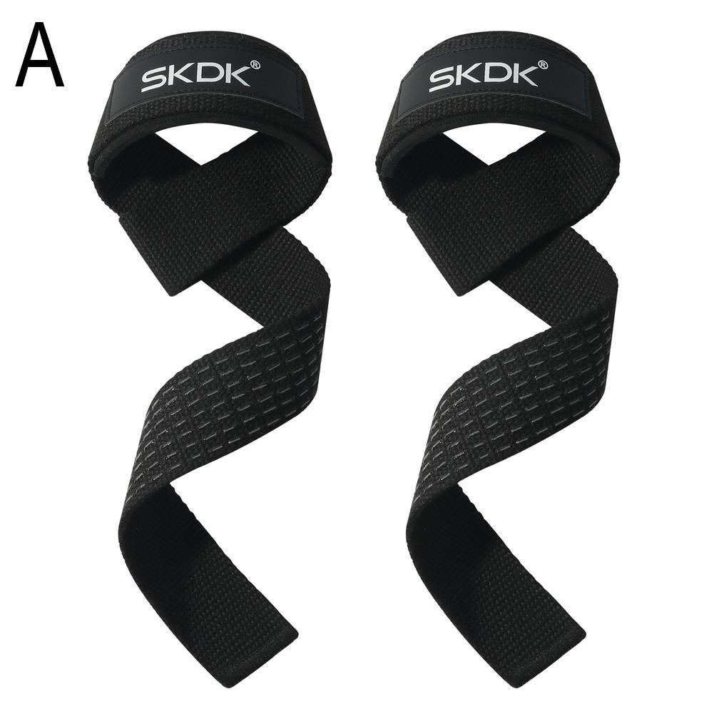 Silicone Weightlifting Straps Anti-Slip Lifting Wrist Crossfit Strength Hand Straps Grips Deadlifts Training Support