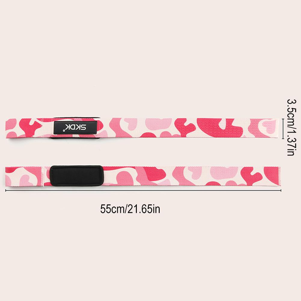 Silicone Weightlifting Straps Anti-Slip Lifting Wrist Crossfit Strength Hand Straps Grips Deadlifts Training Support