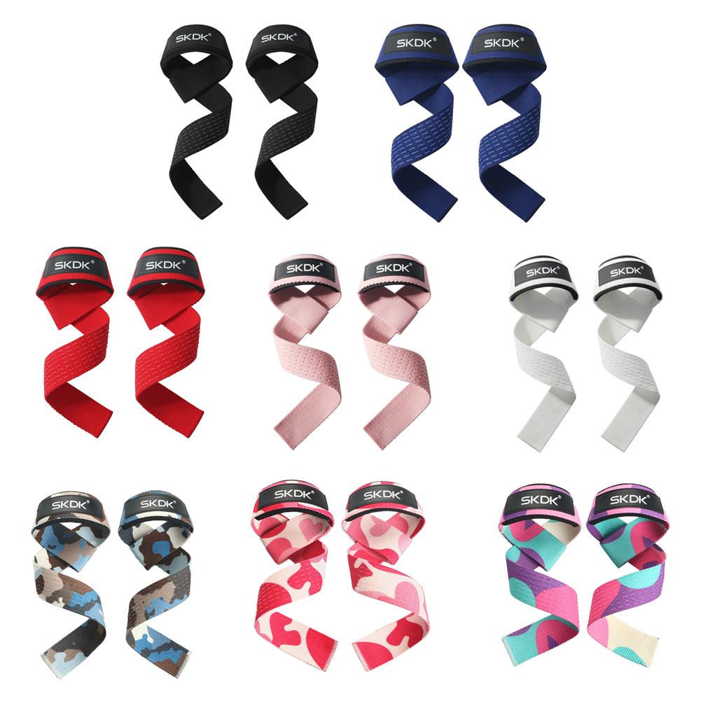 Silicone Weightlifting Straps Anti-Slip Lifting Wrist Crossfit Strength Hand Straps Grips Deadlifts Training Support
