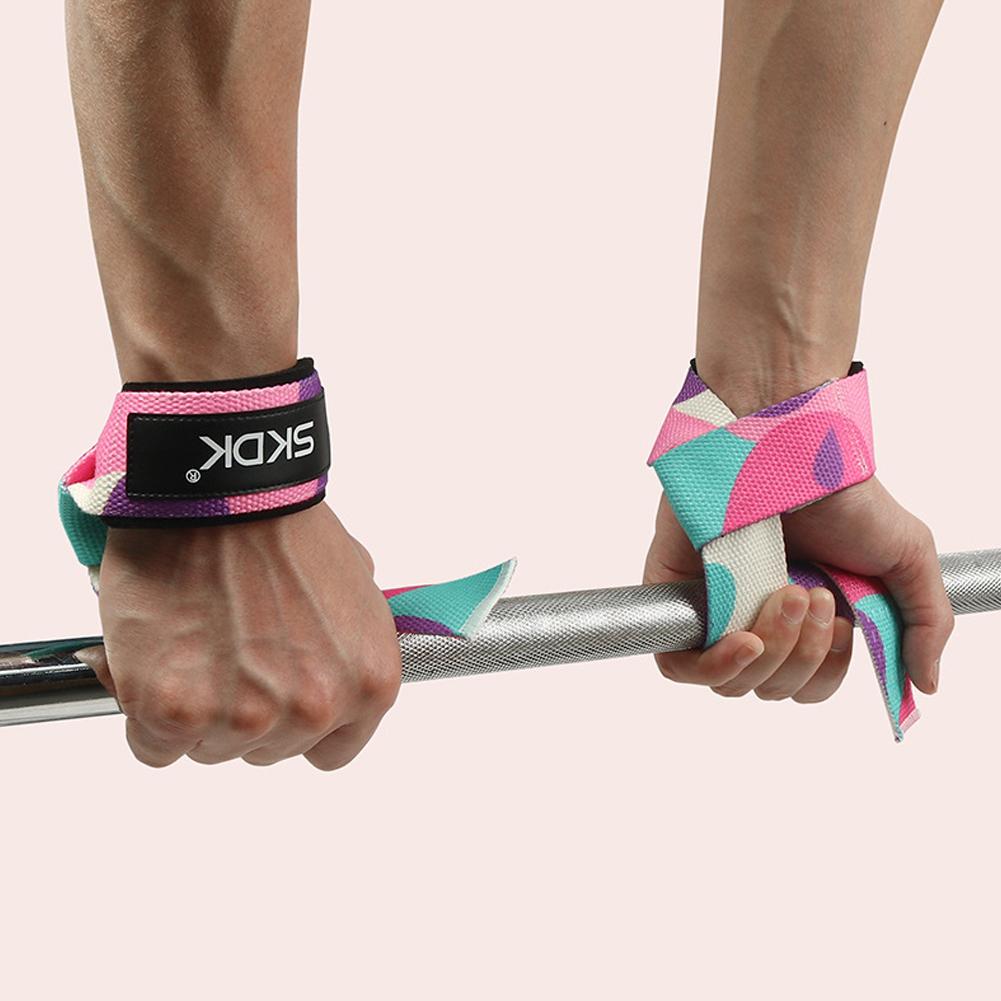 Silicone Weightlifting Straps Anti-Slip Lifting Wrist Crossfit Strength Hand Straps Grips Deadlifts Training Support