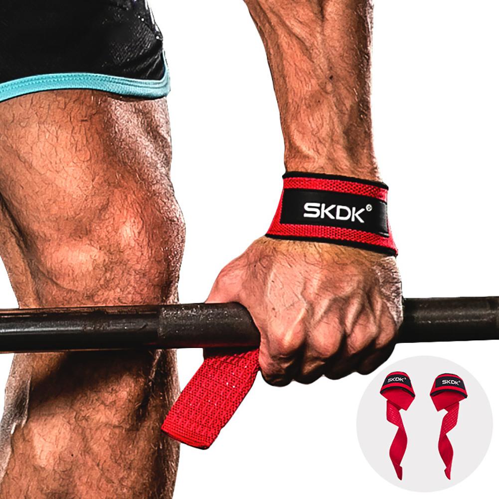 Silicone Weightlifting Straps Anti-Slip Lifting Wrist Crossfit Strength Hand Straps Grips Deadlifts Training Support