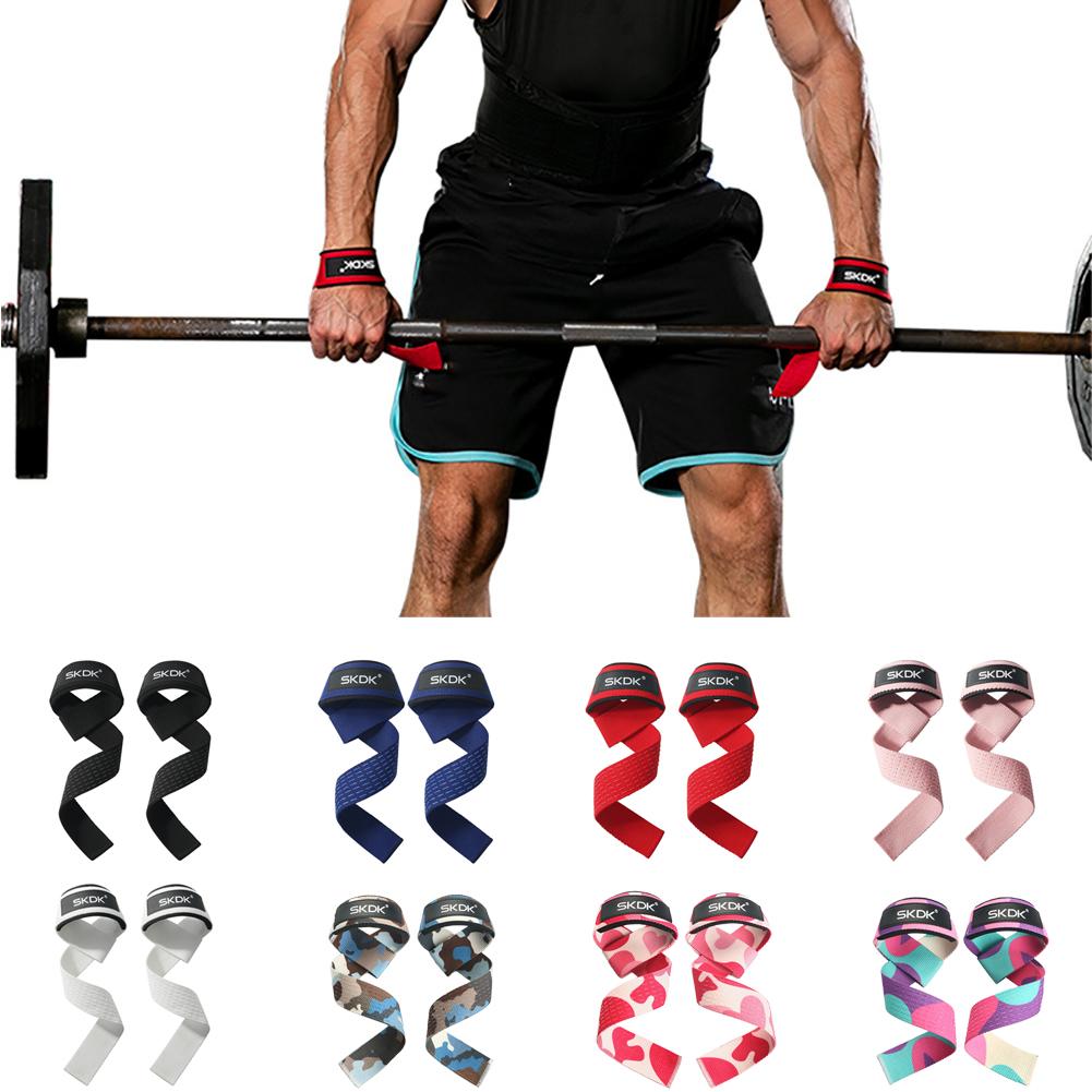 Silicone Weightlifting Straps Anti-Slip Lifting Wrist Crossfit Strength Hand Straps Grips Deadlifts Training Support