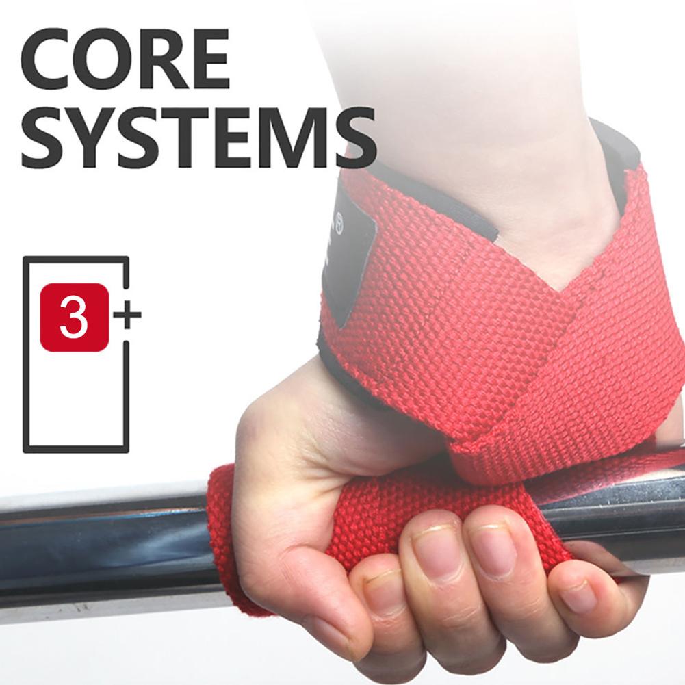Silicone Weightlifting Straps Anti-Slip Lifting Wrist Crossfit Strength Hand Straps Grips Deadlifts Training Support