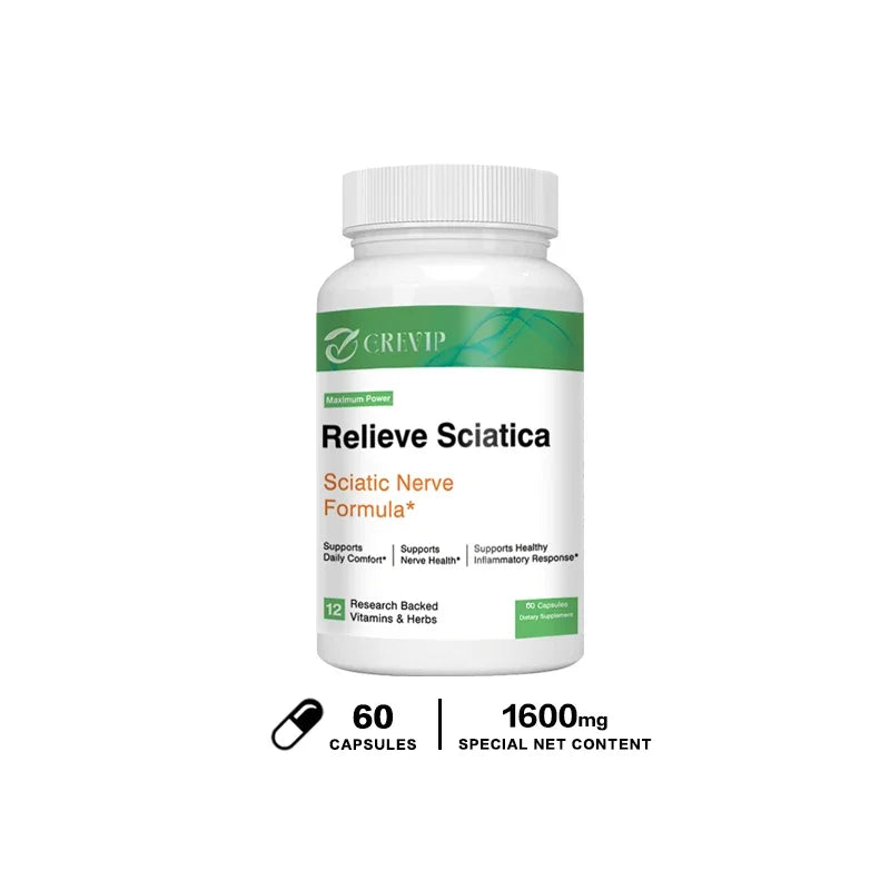 Sciatic Nerve Health Support - Improves Flexibility, Strengthens Muscle and Endurance