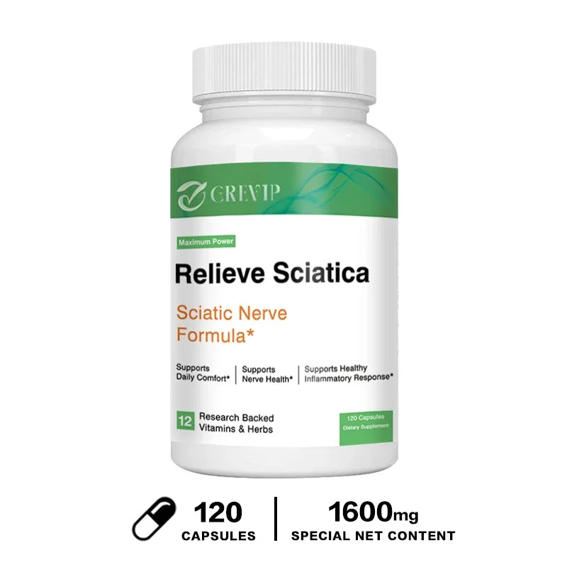 Sciatic Nerve Health Support - Improves Flexibility, Strengthens Muscle and Endurance