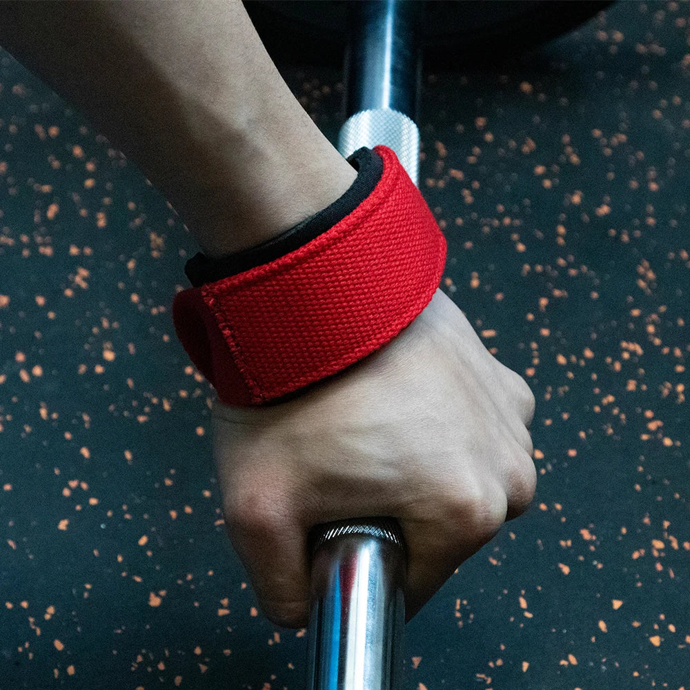 MKAS 1 Pair Gym Lifting Straps Fitness Gloves Anti-slip Hand Wraps Wrist Straps Support For Weight Lifting Powerlifting Training