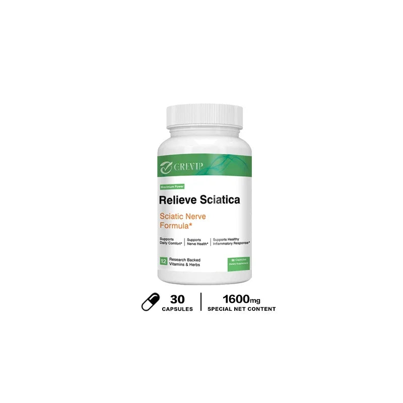 Sciatic Nerve Health Support - Improves Flexibility, Strengthens Muscle and Endurance